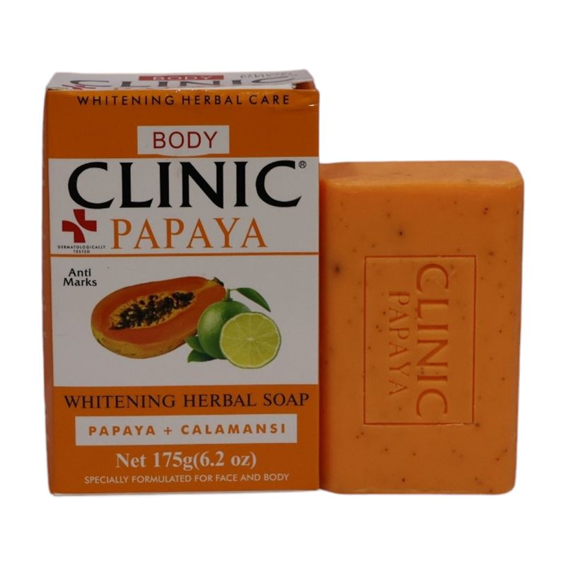 Body Clinic Papaya Whitening Herbal Soap 3 Body Clinic Papaya Whitening Herbal Soap 3
