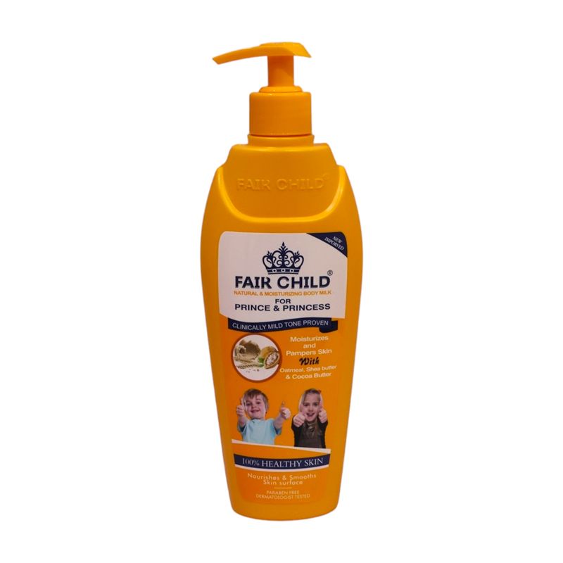Fair Child Natural & Moisturizing Body Milk with Oatmeal, Shea butter & Cocoa butter B Fair Child Natural & Moisturizing Body Milk with Oatmeal, Shea butter & Cocoa butter B