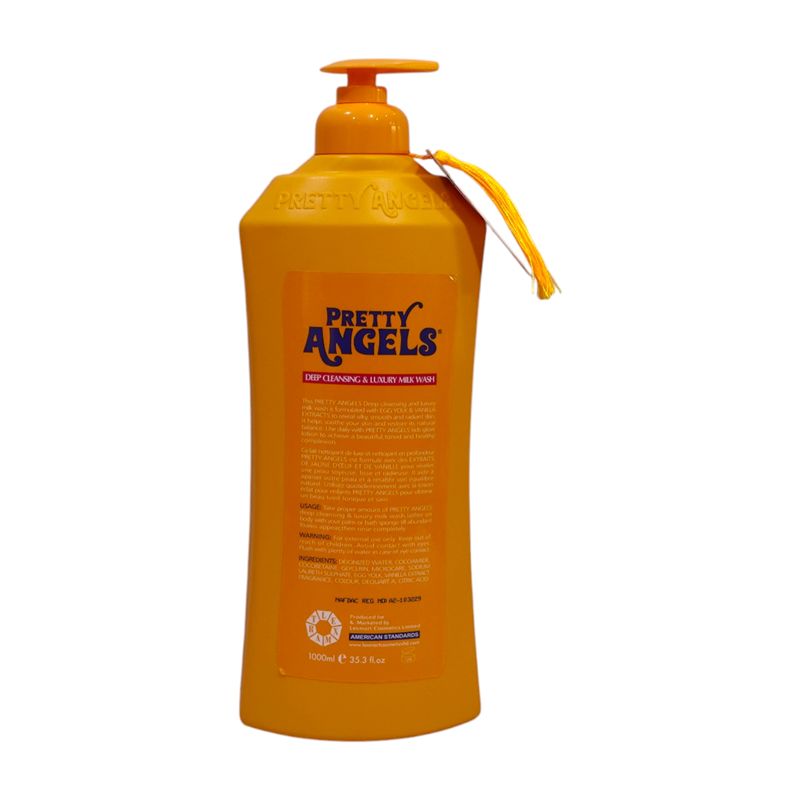 Pretty Angels Cleansing & Luxury Milk Wash with Egg Yolk & Vanilla Extract -B Pretty Angels Cleansing & Luxury Milk Wash with Egg Yolk & Vanilla Extract -B