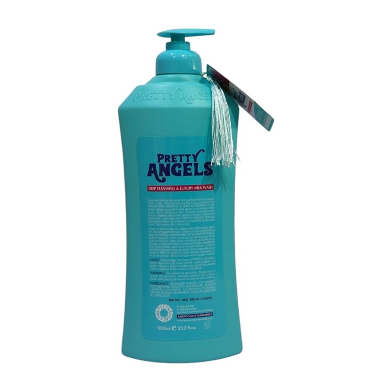 Pretty Angels Deep Cleansing & Luxury Milk Wash With Mandarin Orange & Orchid Flower - B Pretty Angels Deep Cleansing & Luxury Milk Wash With Mandarin Orange & Orchid Flower - B