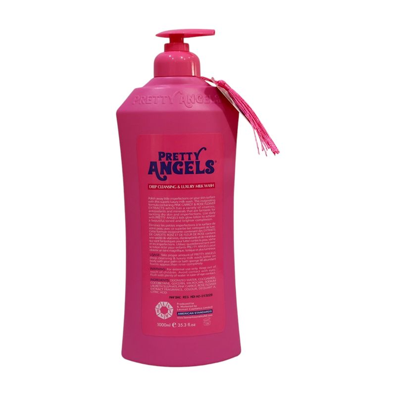 Pretty Angels Deep Cleansing & Luxury Milk Wash With Pink Carrot & Rose Flower Extract - B