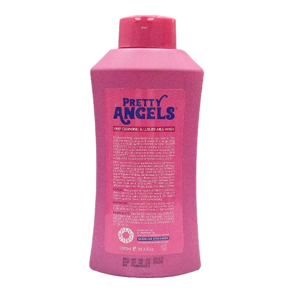 Pretty Angels Deep Cleansing & Luxury Milk Wash With Pink Carrot & Rose Flower Extract-back
