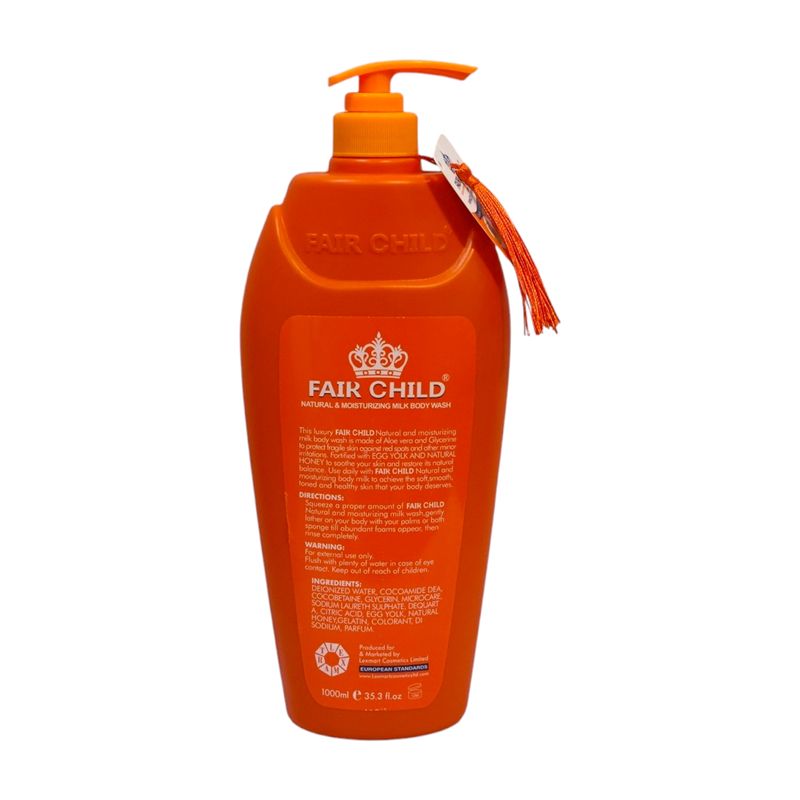 Fair Child Natural & Moisturizing Body Milk Wash - Egg yolk & Natural honey -B