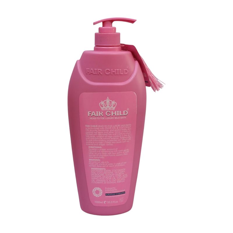 Fair Child Natural & Moisturizing Body Milk Wash - Amino Acids & Multivitamins - B Fair Child Natural & Moisturizing Body Milk Wash - Amino Acids & Multivitamins - B