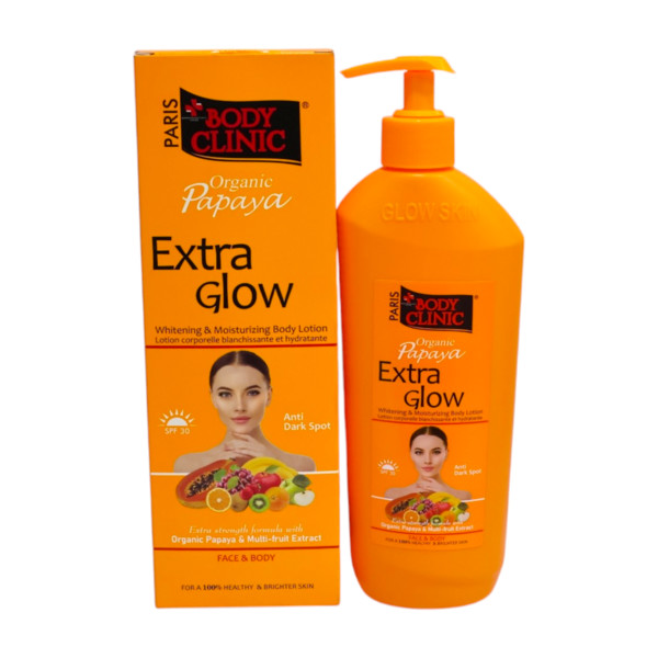 Body Clinic Organic Papaya Body Milk - 400ml 1