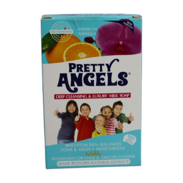 Pretty Angels Milk Soap with Mandarin Orange & Orchid Flower - 125g 2