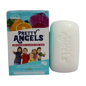Pretty Angels Milk Soap with Mandarin Orange & Orchid Flower - 125g