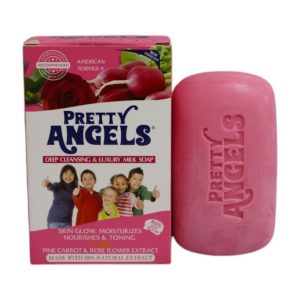 Pretty Angels Milk Soap with Pink Carrot & Rose Flower Extract - 125g 1